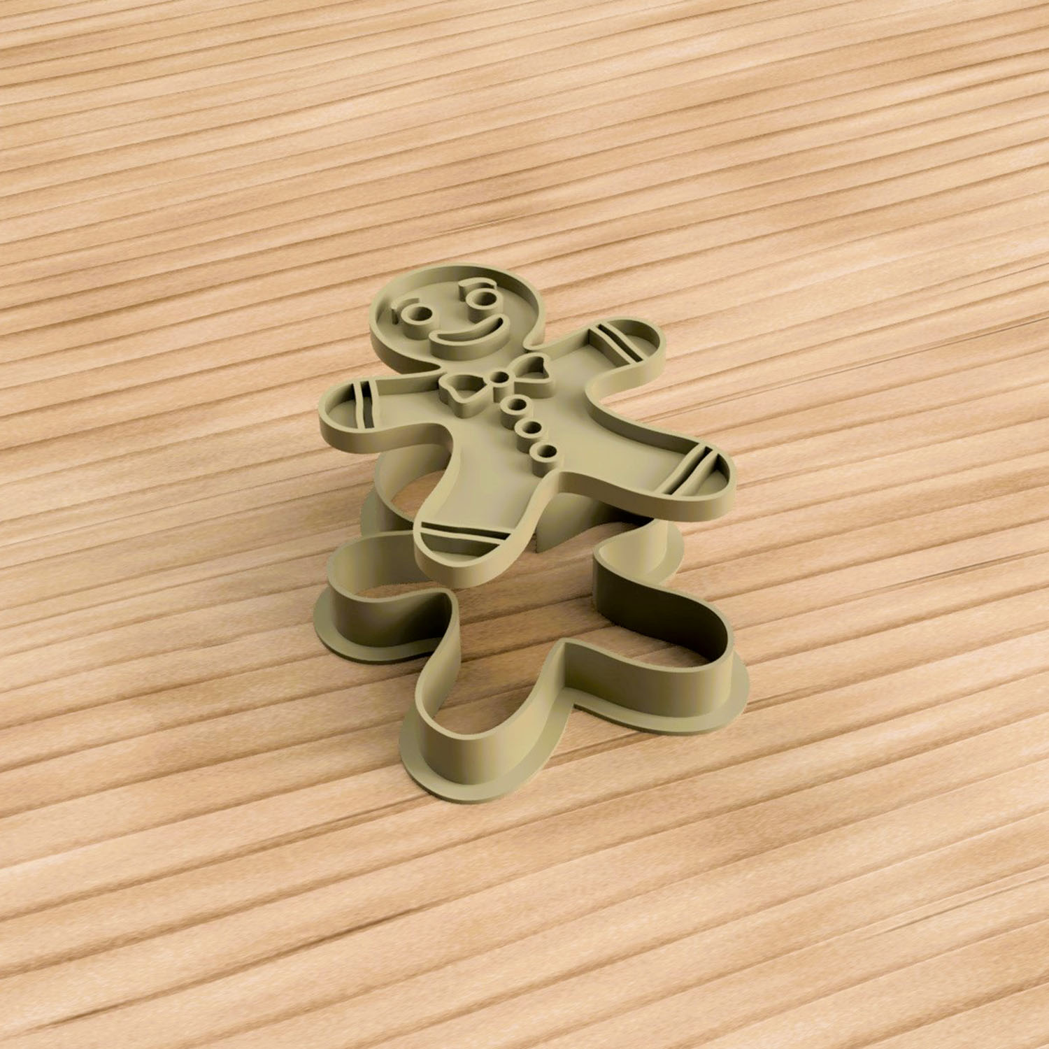 Hombre de jengibre 7 cm – Cortante y Sello 3D (2)