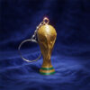 Llavero 3D Copa del Mundo FIFA Argentina Dorado Impresion