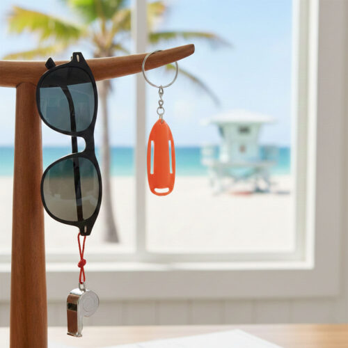 Llavero 3D Torpedo Guardavidas Soraire Design Flotador Salvavidas