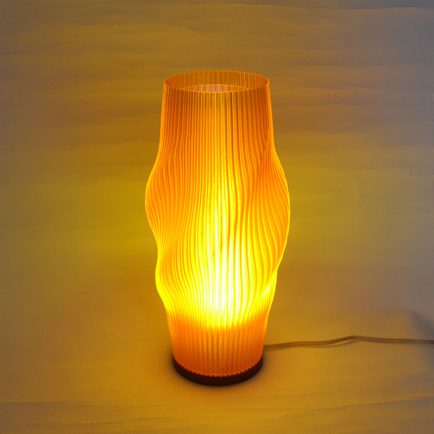 Lampara Nordica 3D Macanudo Ambar Aurora Boreal Ambar 3D Printed Nordic Lamp
