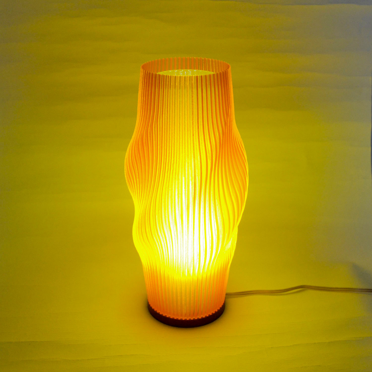 Lampara Nordica 3D Macanudo Ambar Aurora Boreal Citrino 3D Printed Nordic Lamp