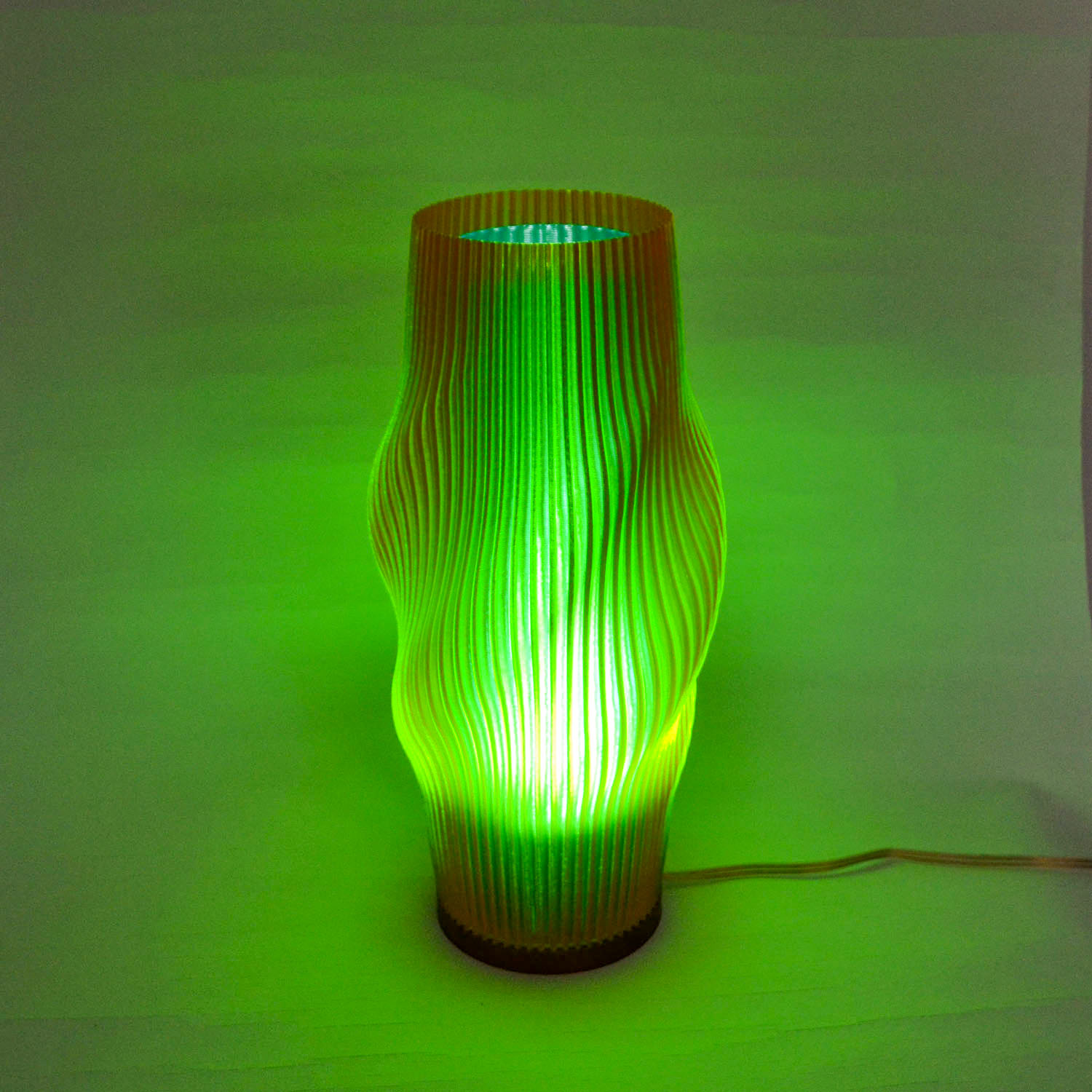 Lampara Nordica 3D Macanudo Ambar Aurora Boreal Esmeralda 3D Printed Nordic Lamp