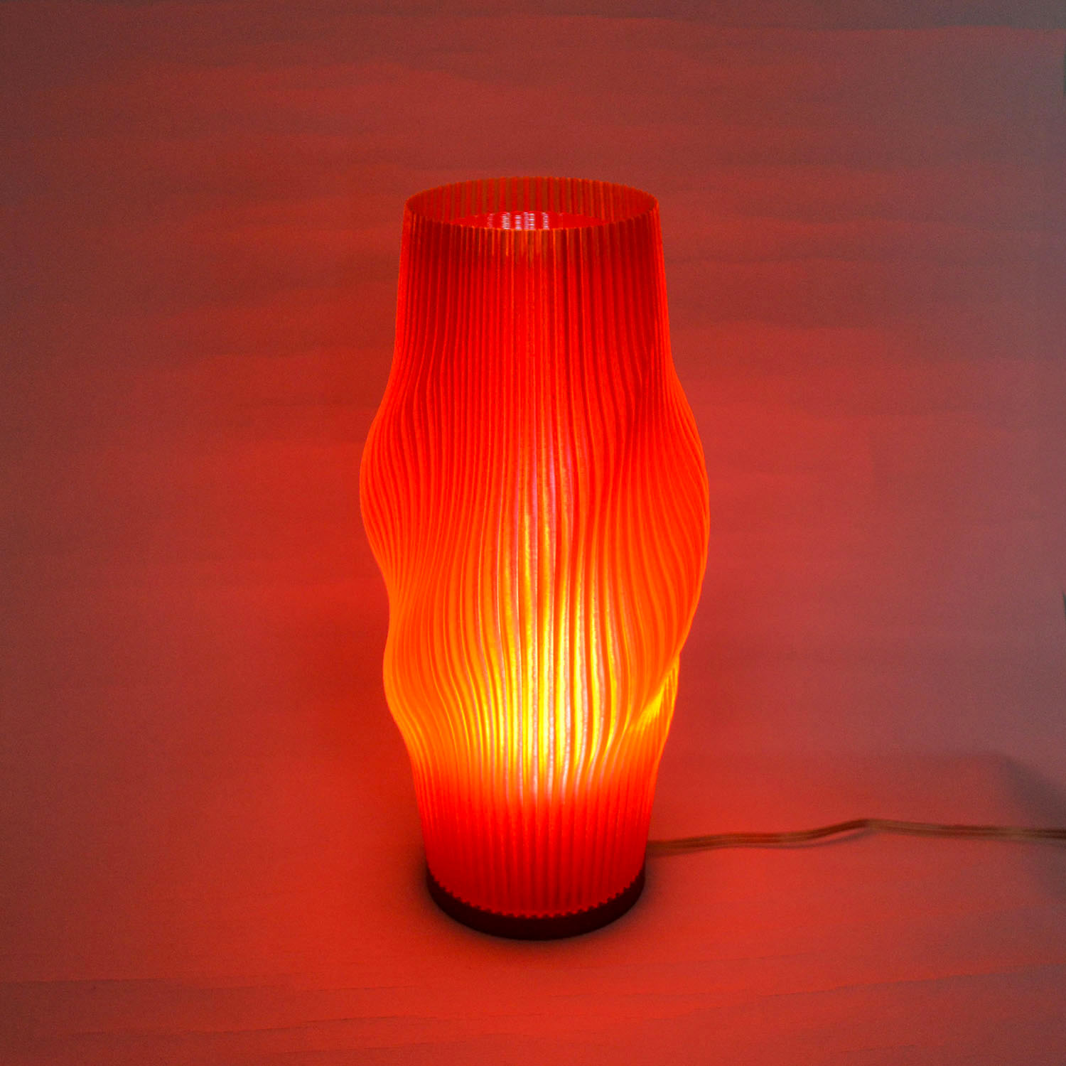 Lampara Nordica 3D Macanudo Ambar Aurora Boreal Rubi 3D Printed Nordic Lamp