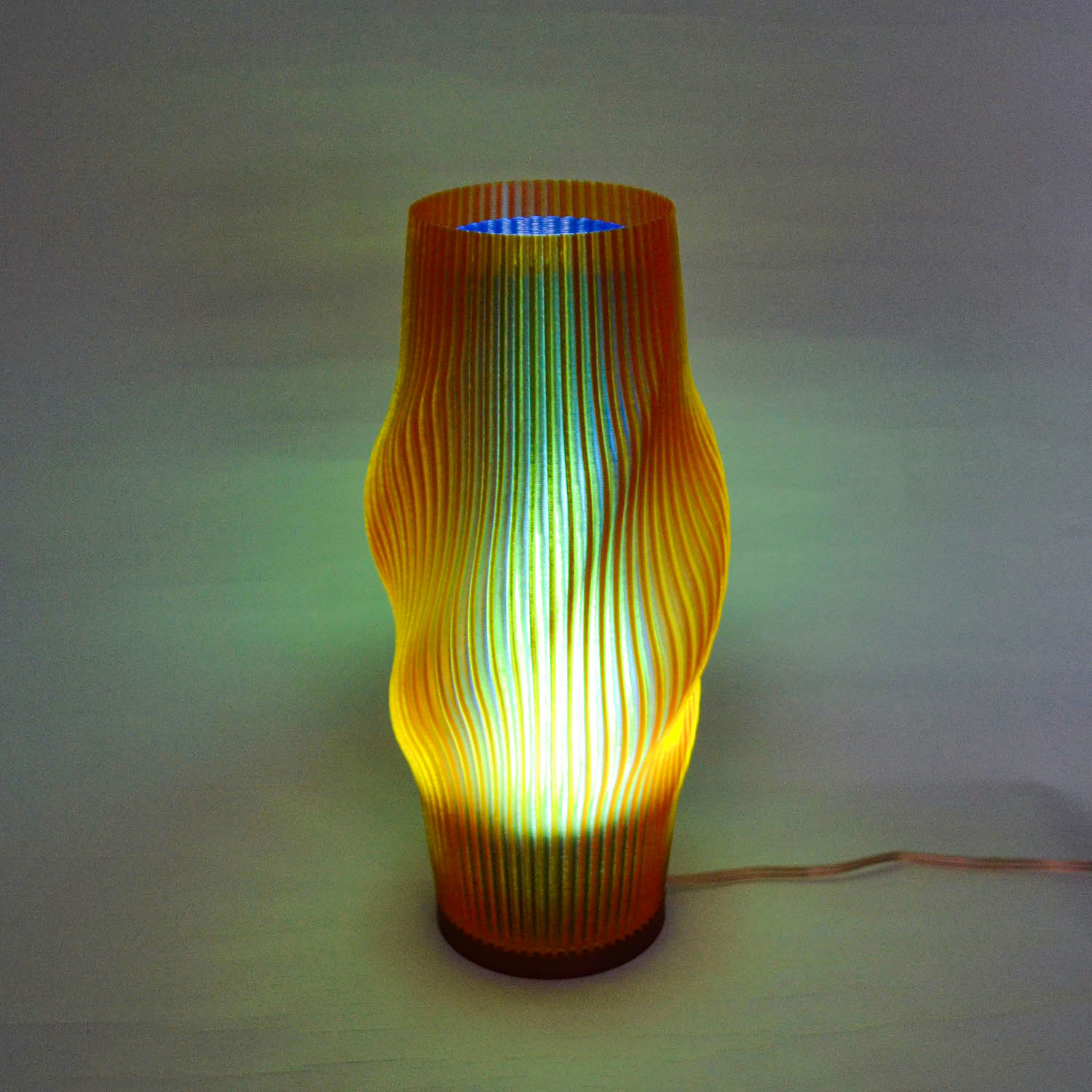 Lampara Nordica 3D Macanudo Ambar Aurora Boreal Zafiro 3D Printed Nordic Lamp