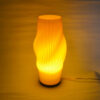Lampara Nordica 3D Macanudo Calido Aurora Boreal Ambar 3D Printed Nordic Lamp