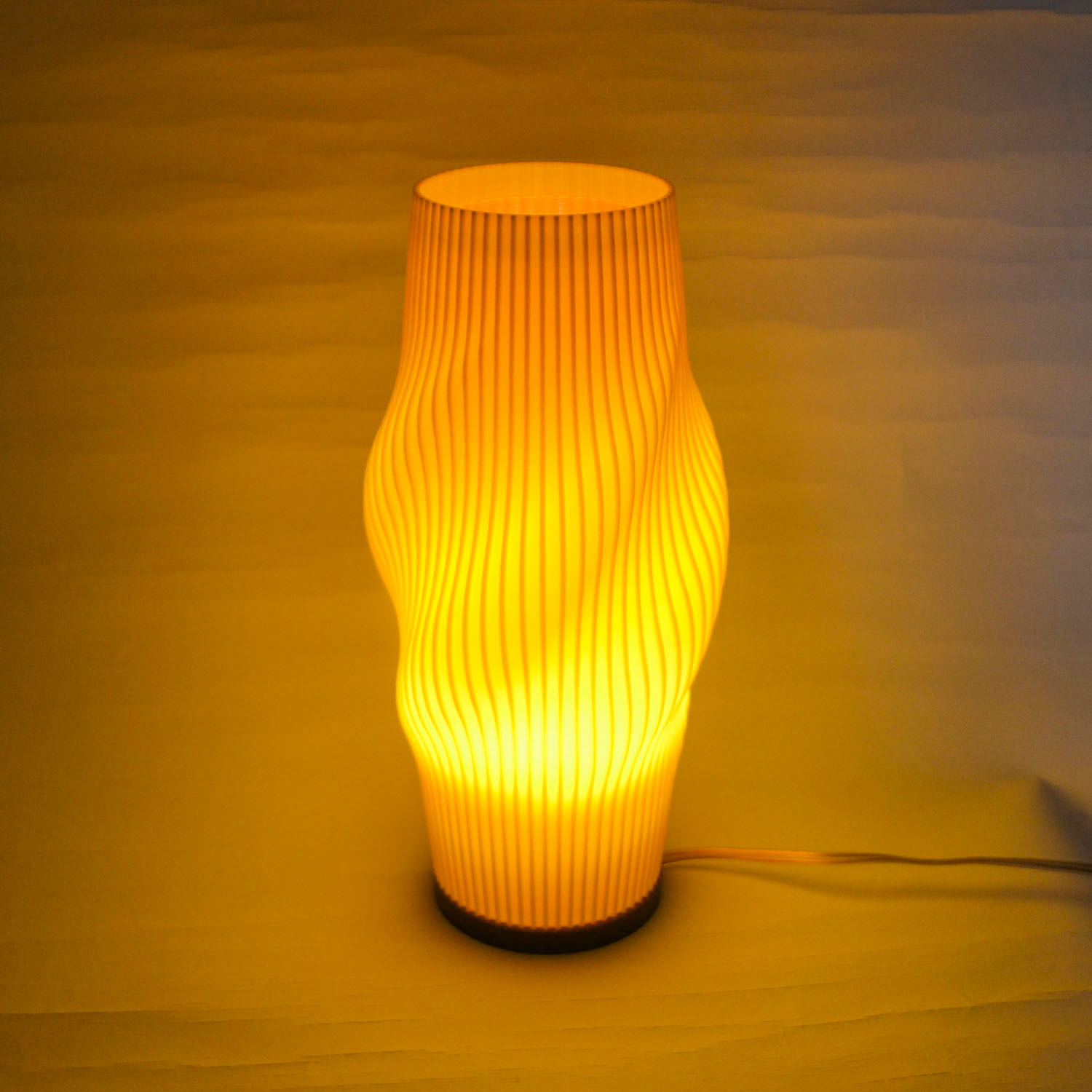 Lampara Nordica 3D Macanudo Calido Aurora Boreal Ambar 3D Printed Nordic Lamp