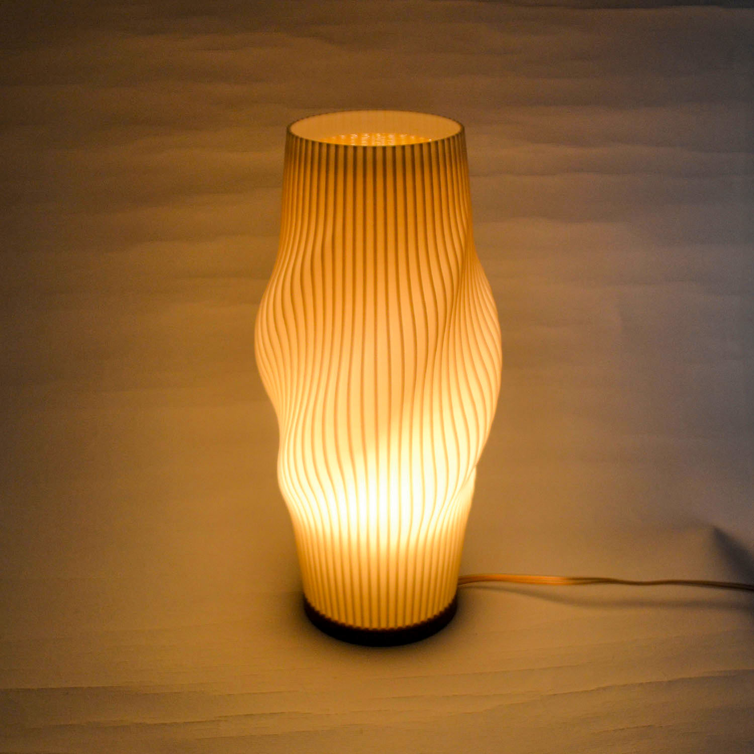 Lampara Nordica 3D Macanudo Calido Aurora Boreal Dorado 3D Printed Nordic Lamp