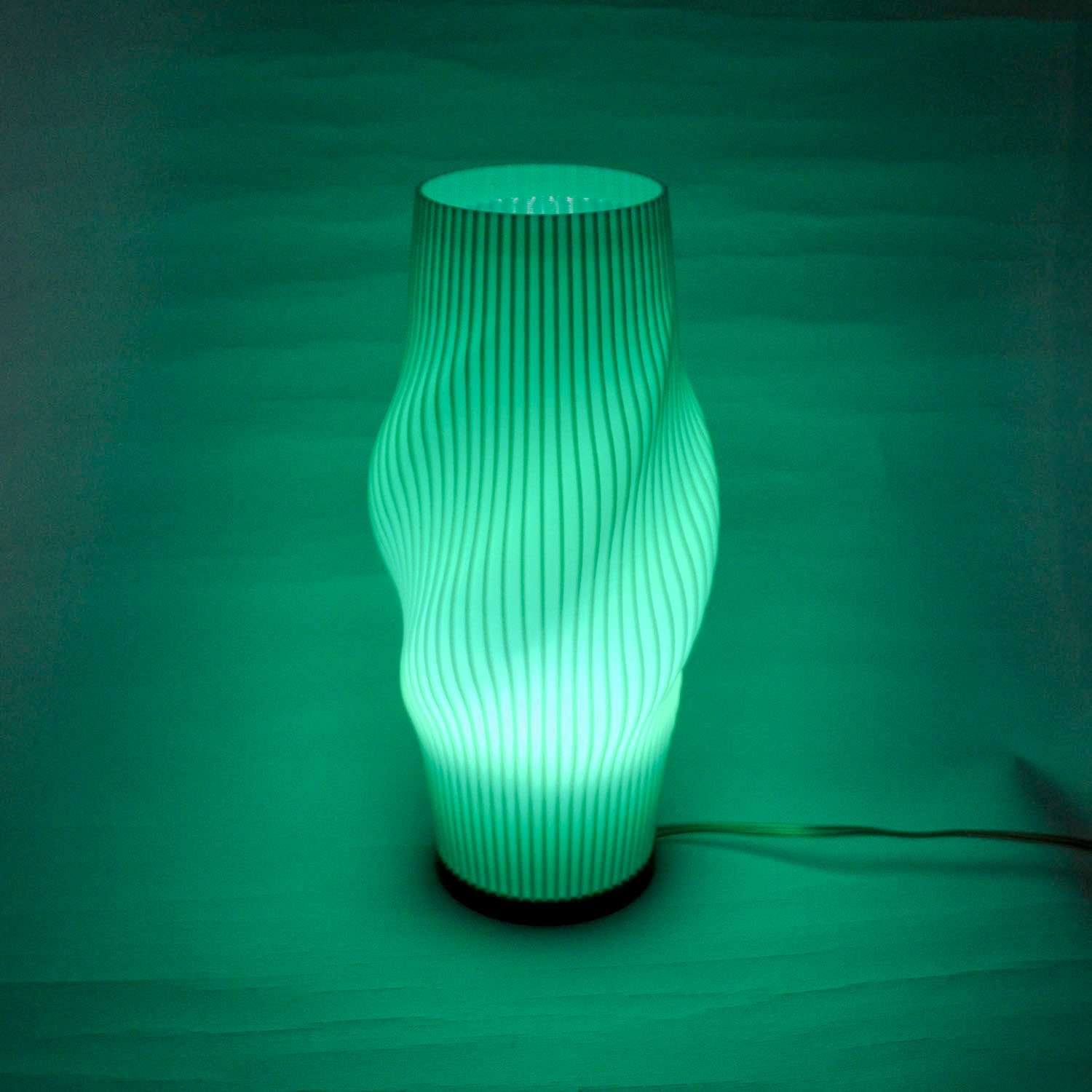 Lampara Nordica 3D Macanudo Calido Aurora Boreal Esmeralda 3D Printed Nordic Lamp