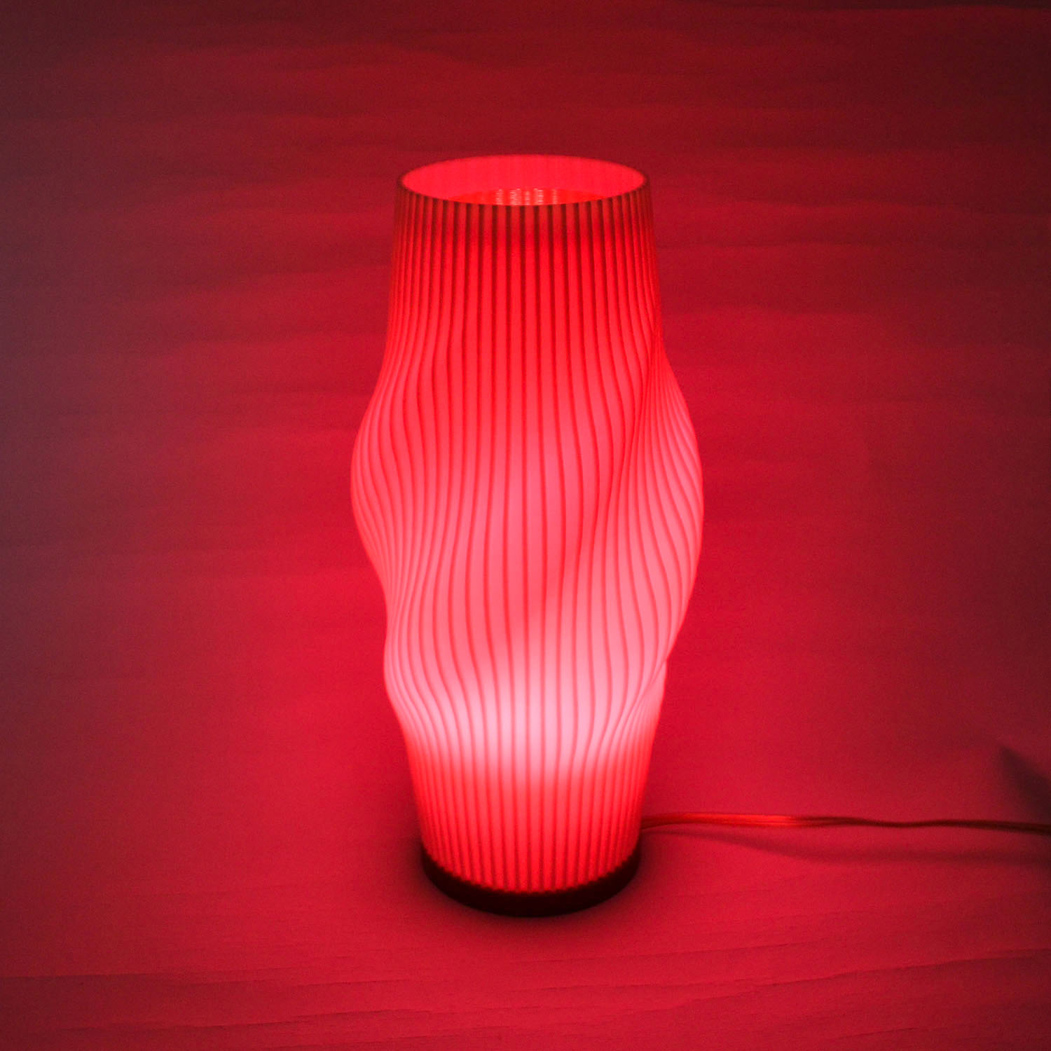 Lampara Nordica 3D Macanudo Calido Aurora Boreal Rubi 3D Printed Nordic Lamp