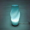 Lampara Nordica 3D Macanudo Calido Aurora Boreal Turquesa 3D Printed Nordic Lamp