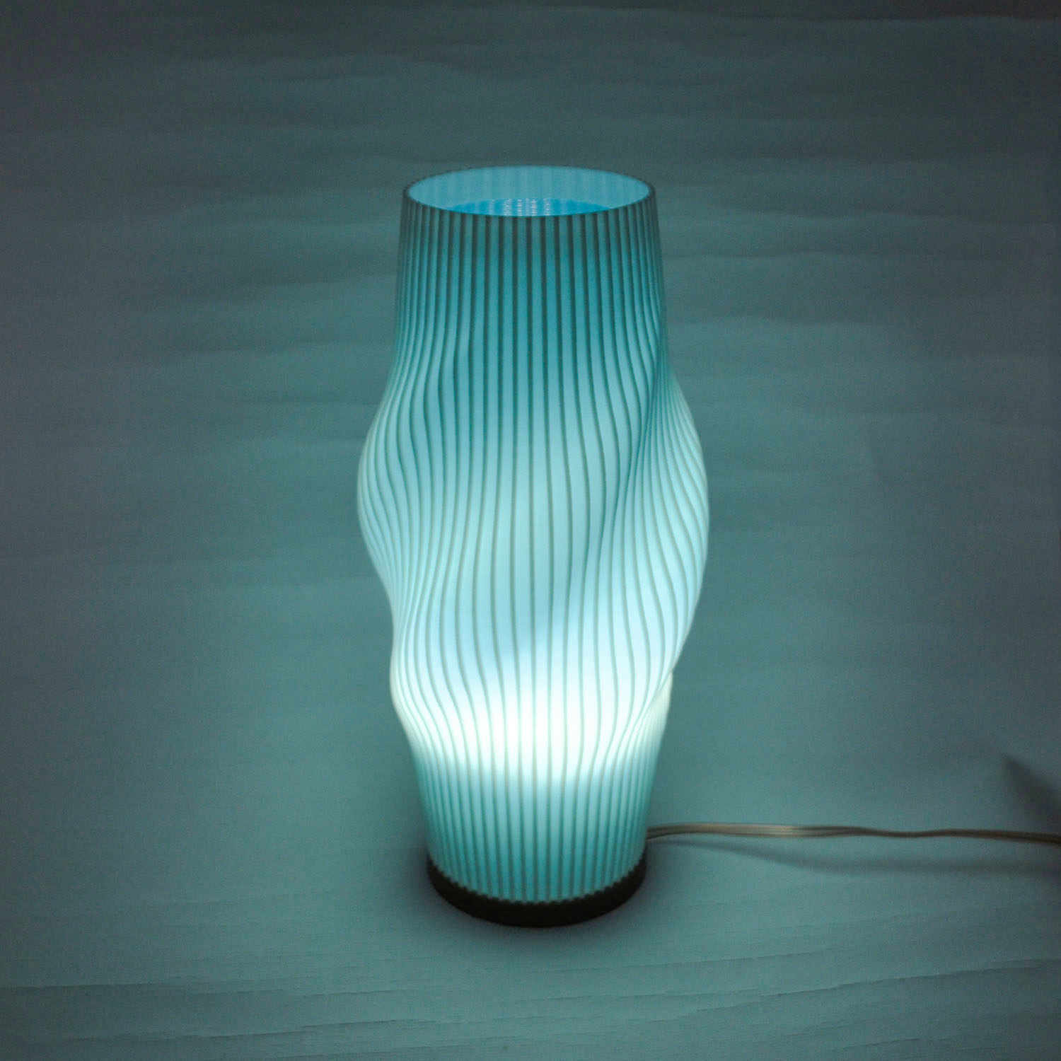 Lampara Nordica 3D Macanudo Calido Aurora Boreal Turquesa 3D Printed Nordic Lamp