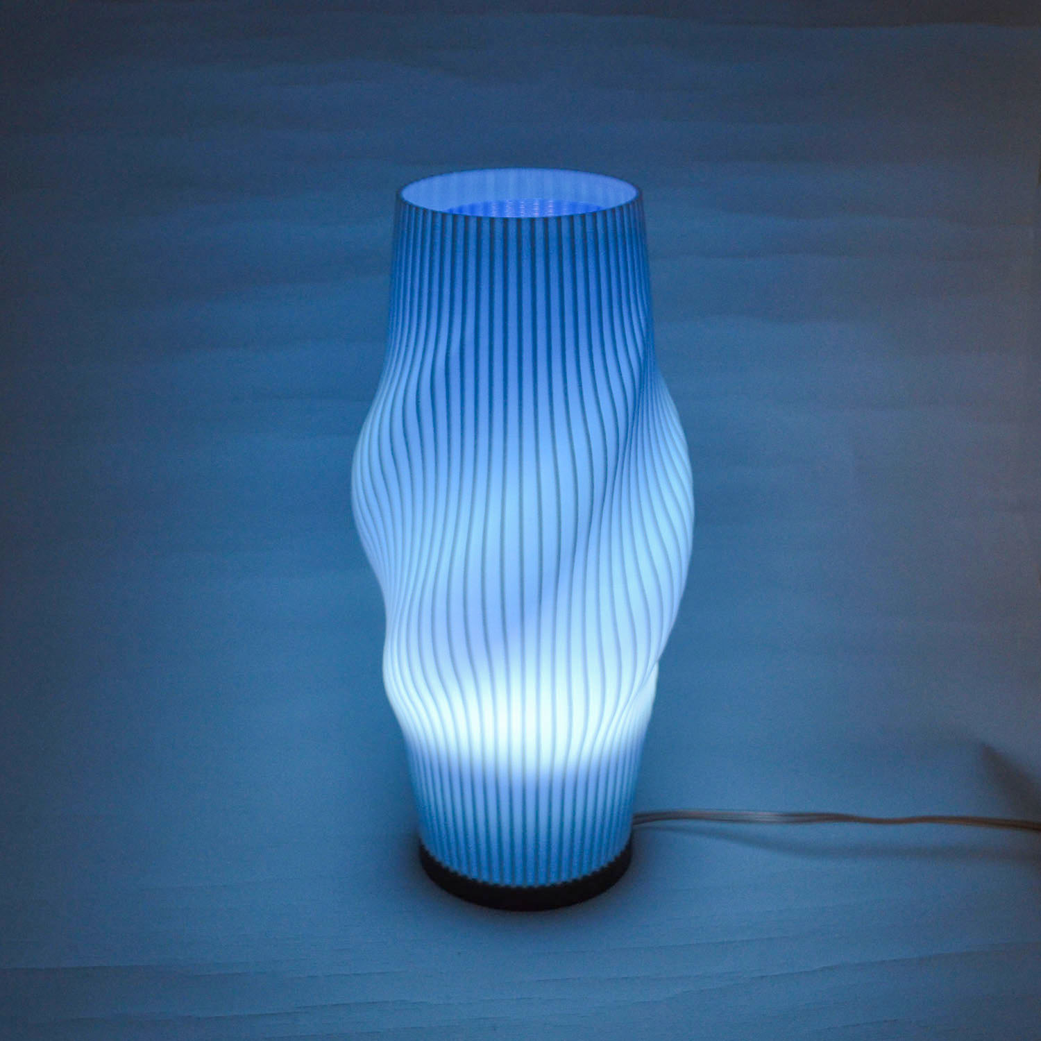 Lampara Nordica 3D Macanudo Calido Aurora Boreal Zafiro 3D Printed Nordic Lamp