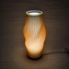 Lampara Nordica 3D Macanudo Caramelo Aurora Boreal Blanco 3D Printed Nordic Lamp