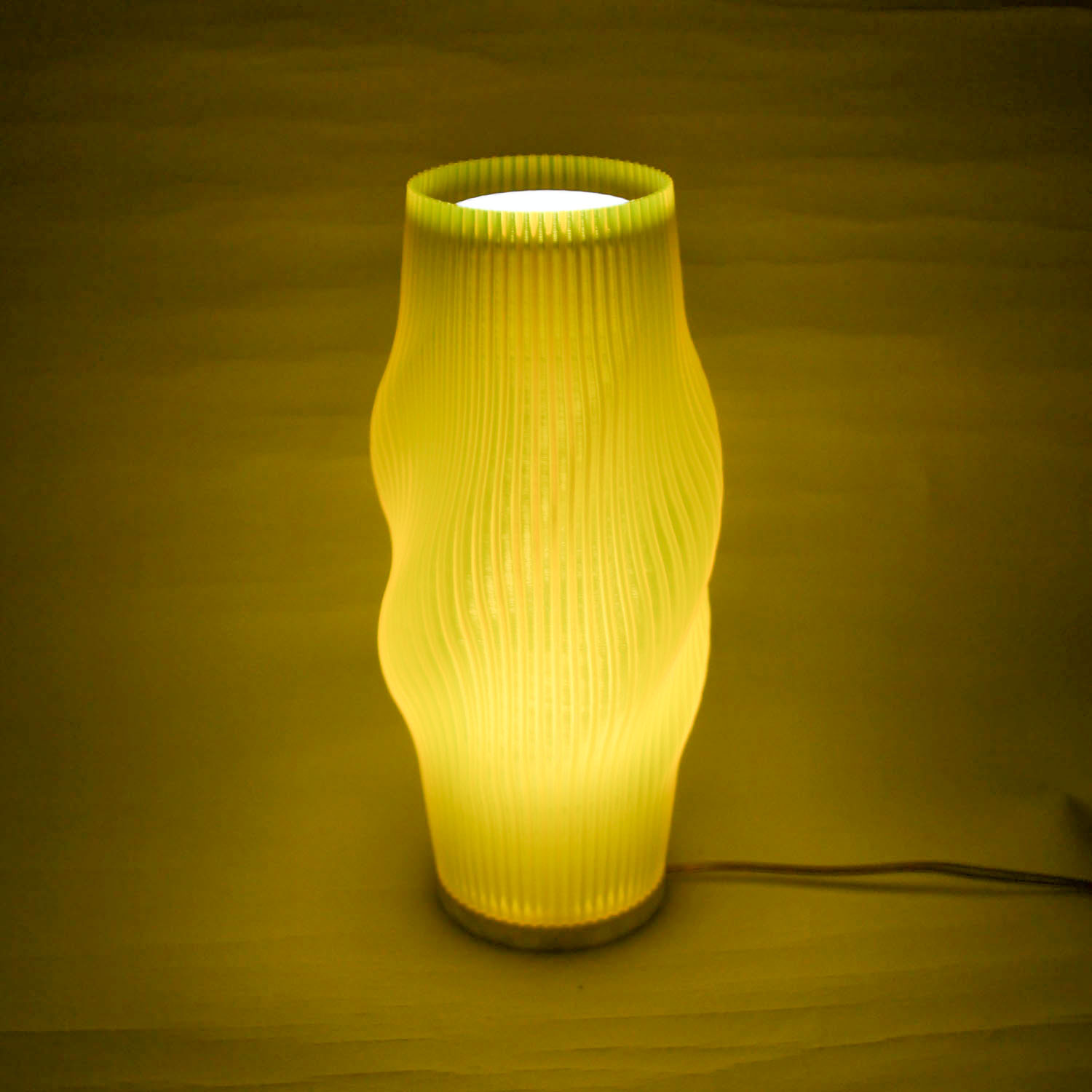 Lampara Nordica 3D Macanudo Citrino Aurora Boreal Blanco 3D Printed Nordic Lamp