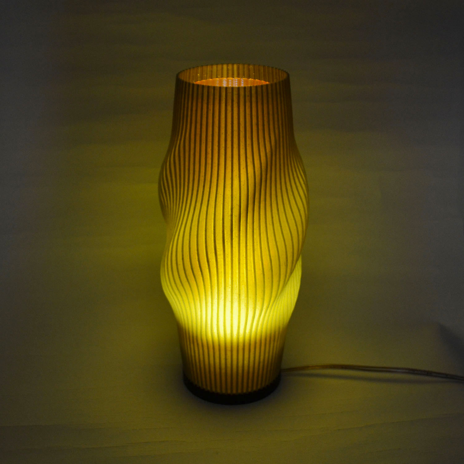 Lampara Nordica 3D Macanudo Grafito Aurora Boreal Ambar 3D Printed Nordic Lamp