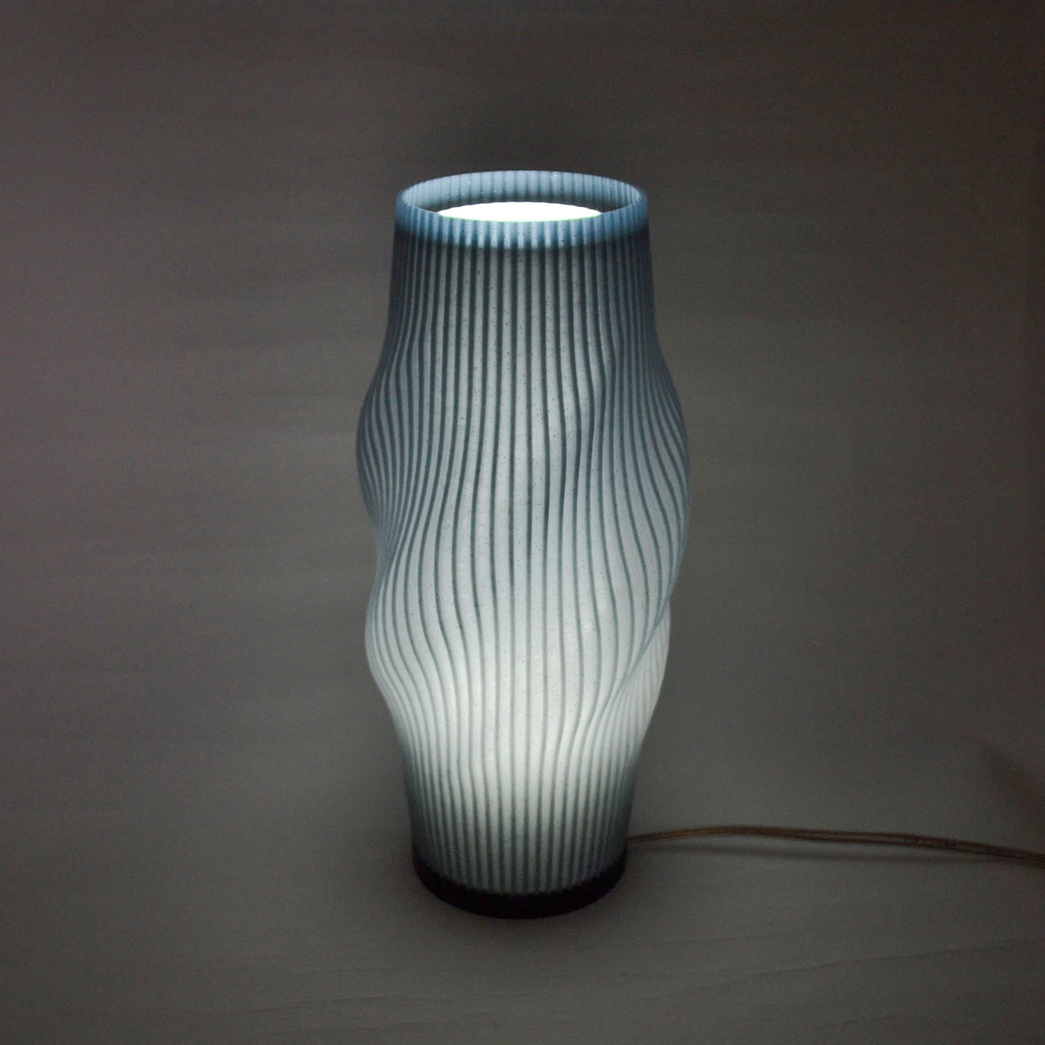 Lampara Nordica 3D Macanudo Grafito Aurora Boreal Blanco 3D Printed Nordic Lamp