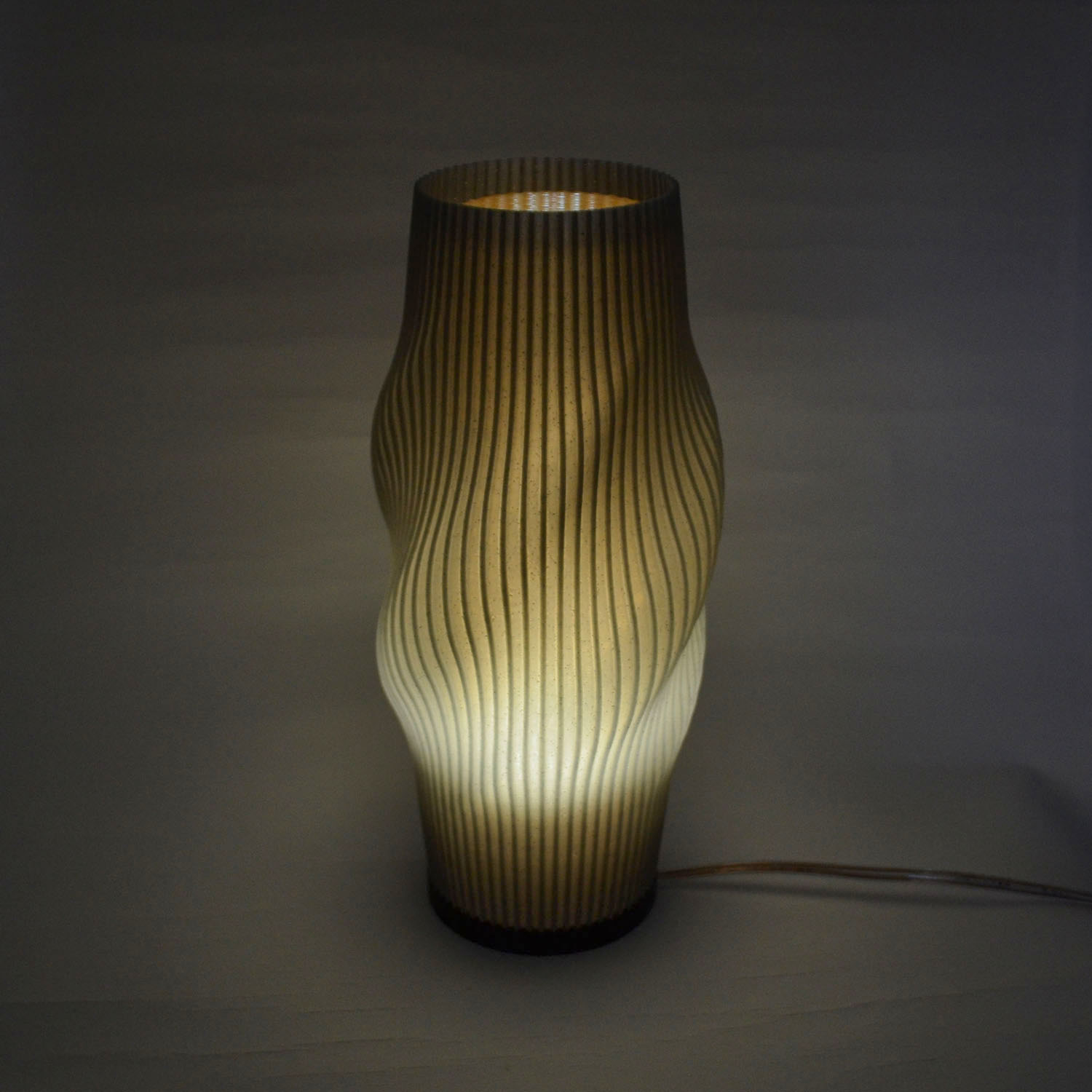Lampara Nordica 3D Macanudo Grafito Aurora Boreal Caramelo 3D Printed Nordic Lamp