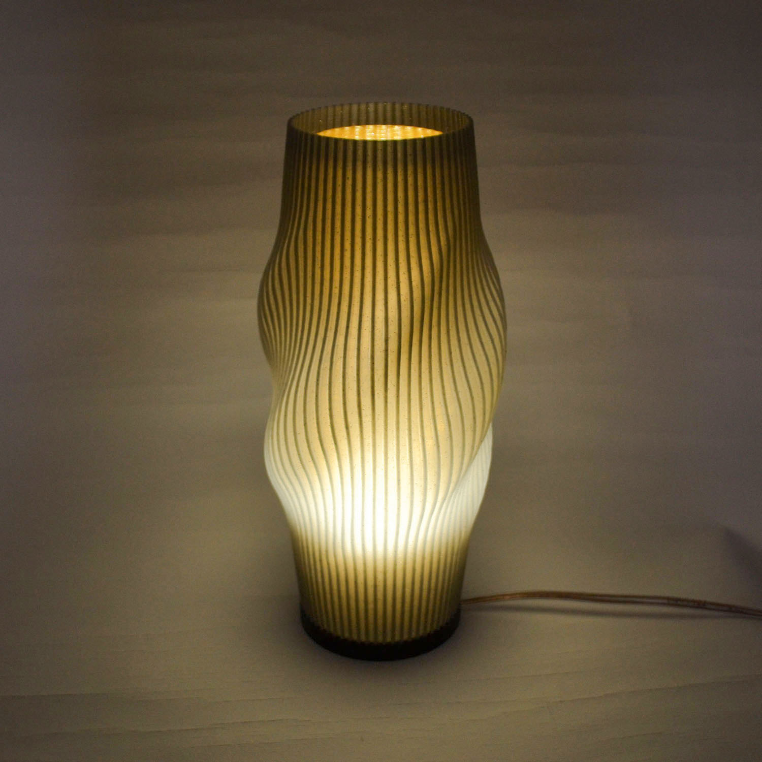 Lampara Nordica 3D Macanudo Grafito Aurora Boreal Dorado 3D Printed Nordic Lamp