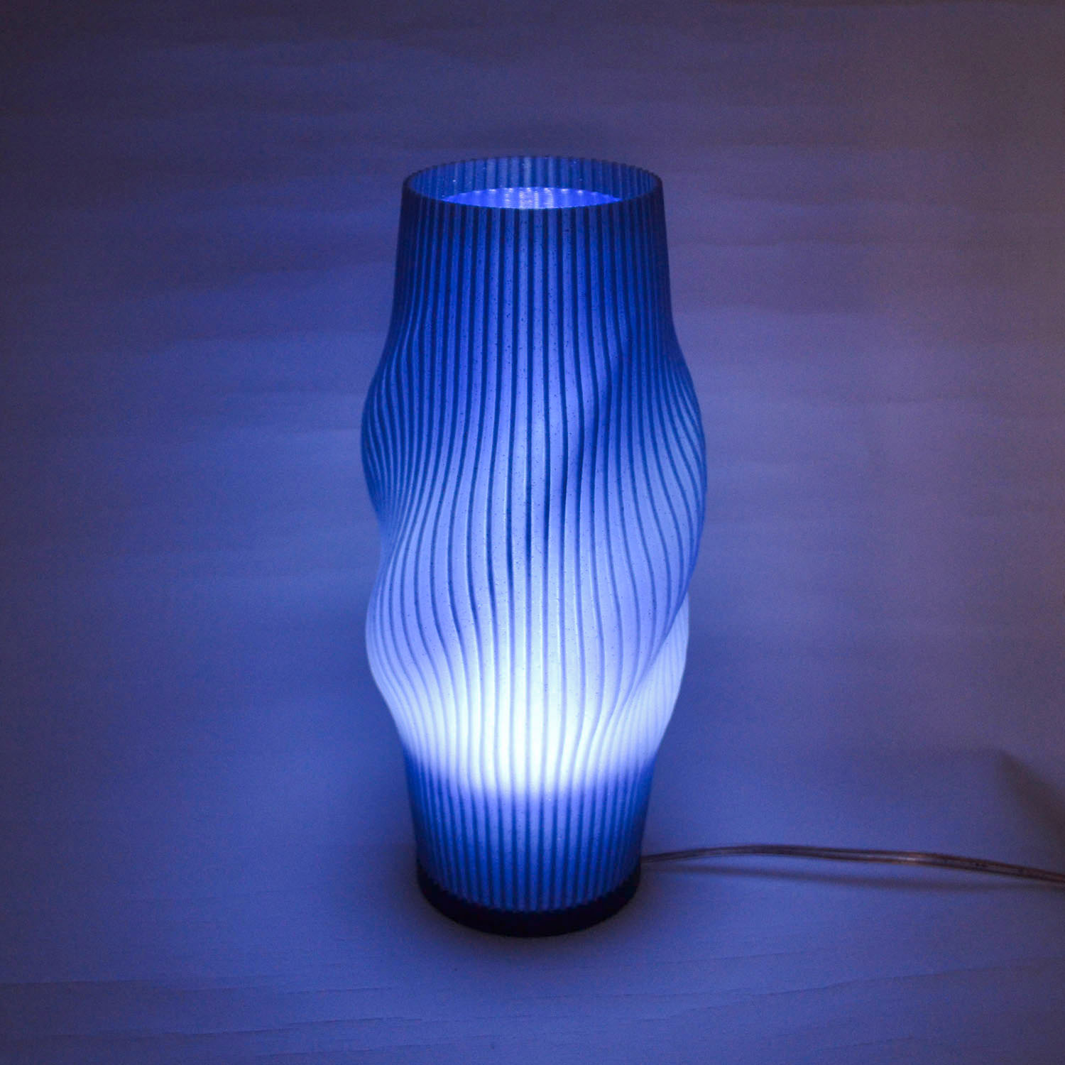 Lampara Nordica 3D Macanudo Grafito Aurora Boreal Indigo 3D Printed Nordic Lamp