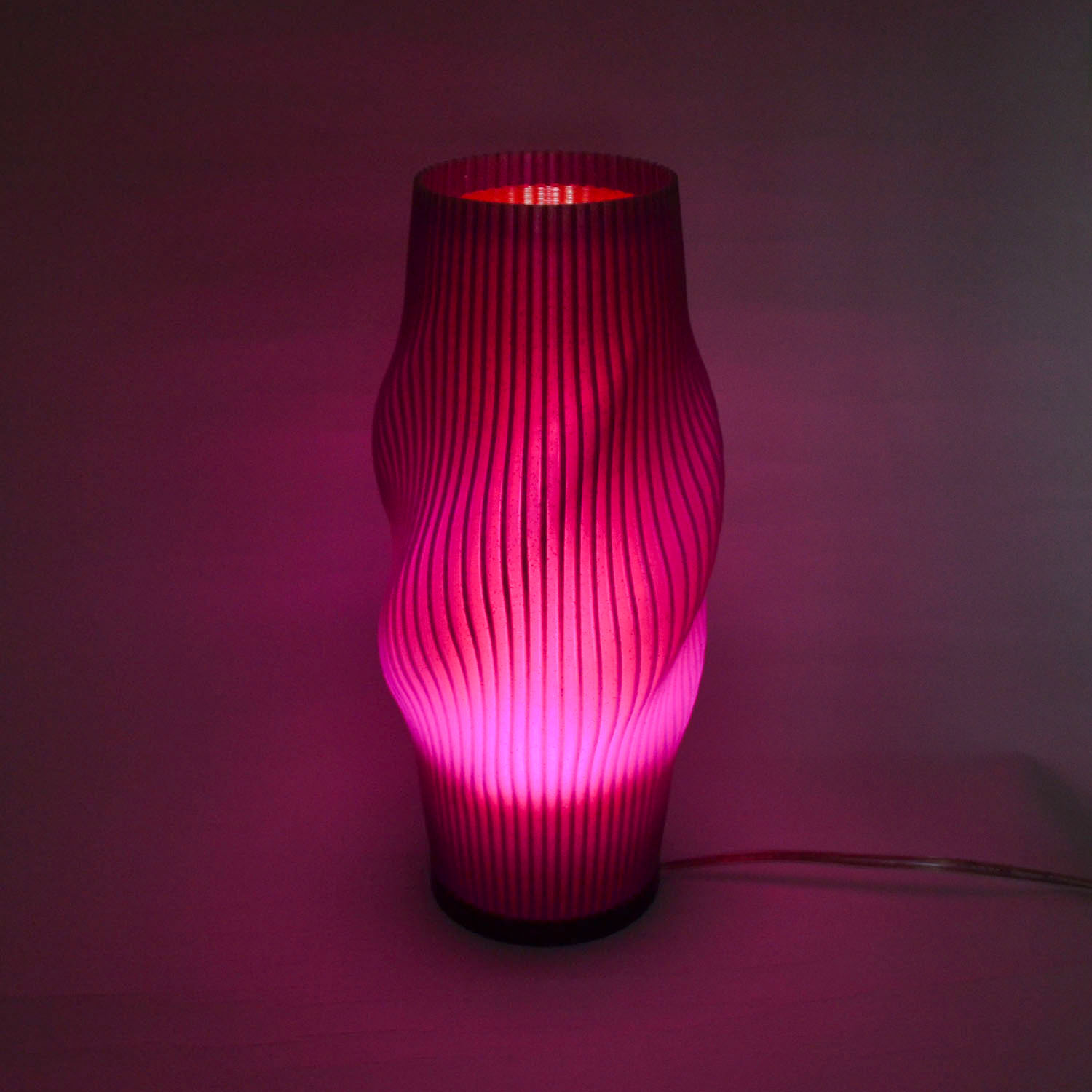 Lampara Nordica 3D Macanudo Grafito Aurora Boreal Rubi 3D Printed Nordic Lamp