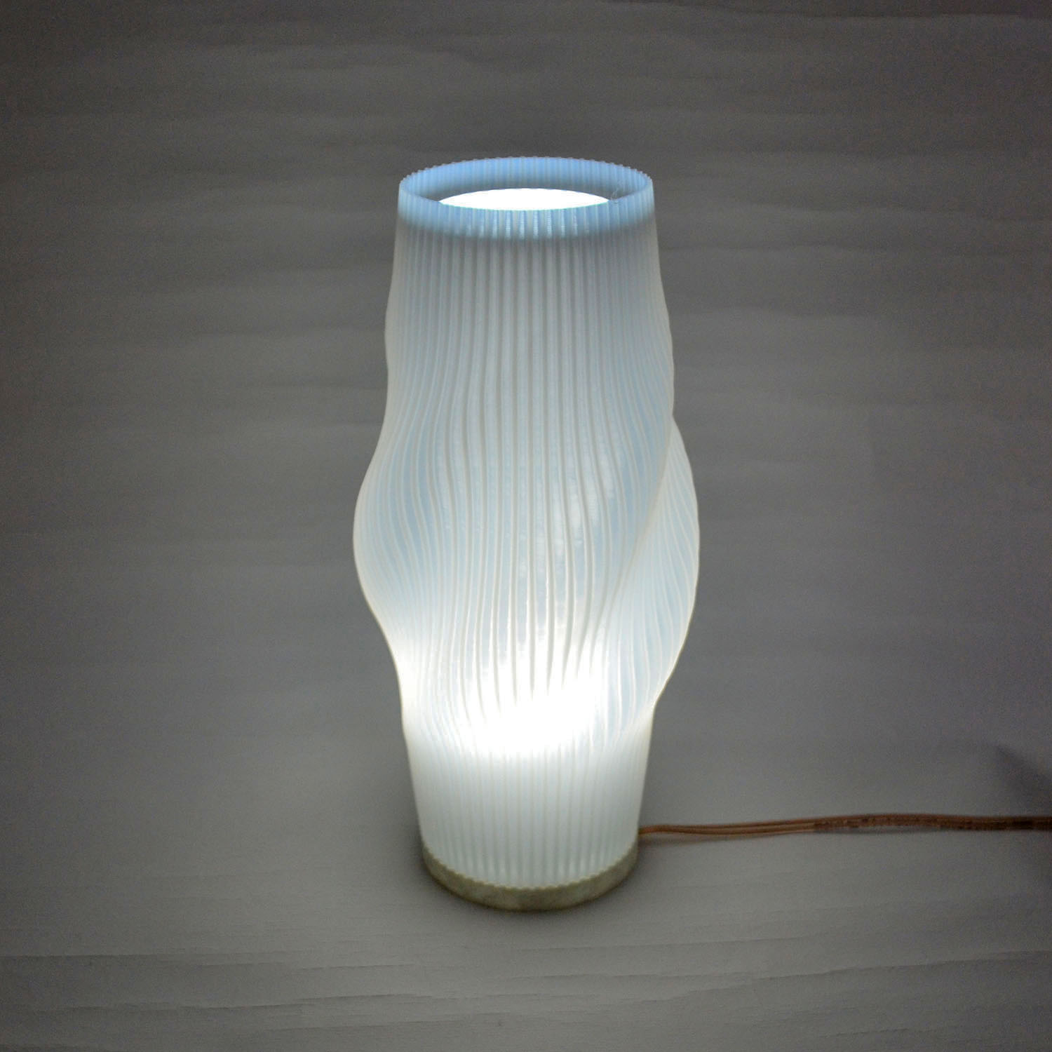 Lampara Nordica 3D Macanudo Perla Aurora Boreal Blanco 3D Printed Nordic Lamp