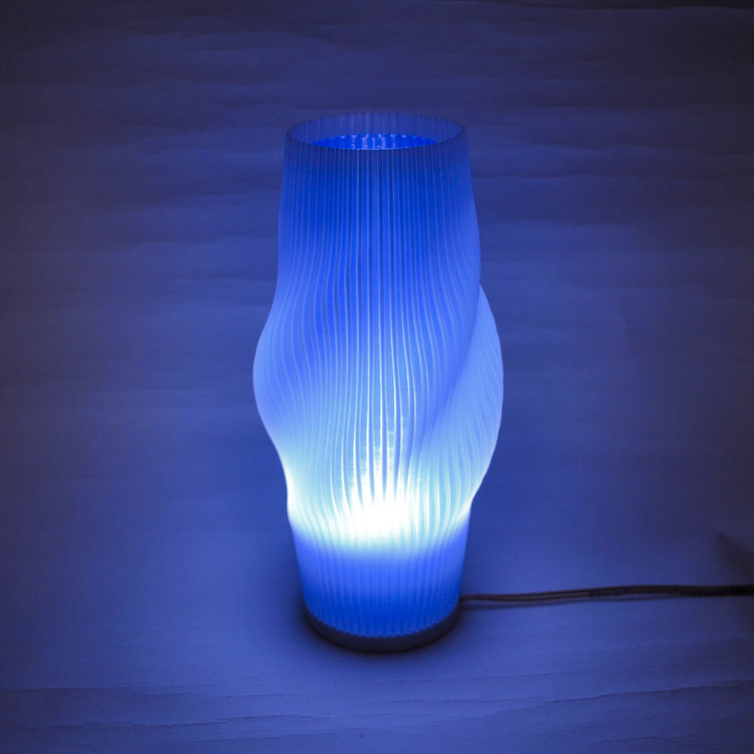 Lampara Nordica 3D Macanudo Perla Aurora Boreal Indigo 3D Printed Nordic Lamp
