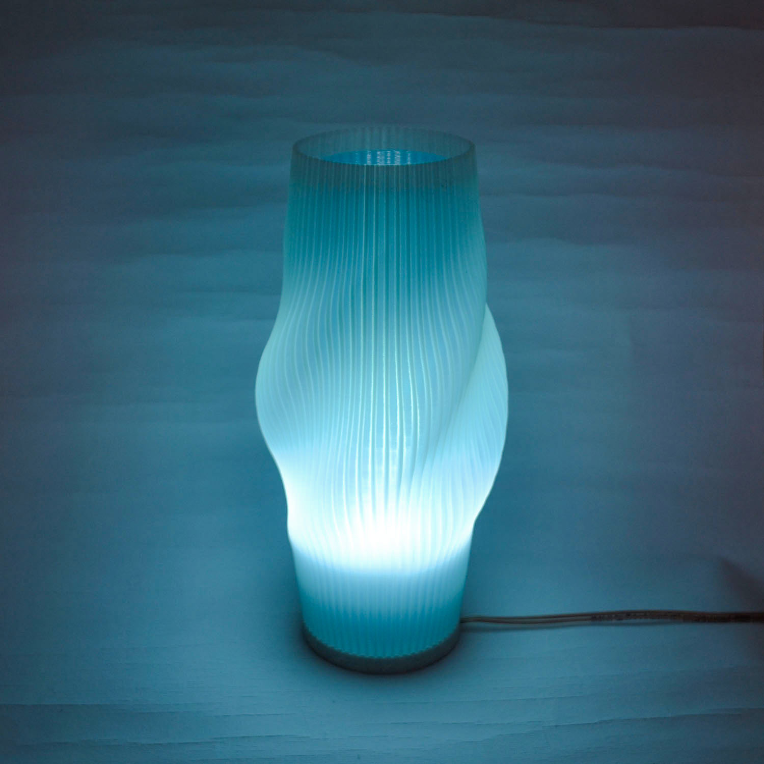 Lampara Nordica 3D Macanudo Perla Aurora Boreal Turquesa 3D Printed Nordic Lamp