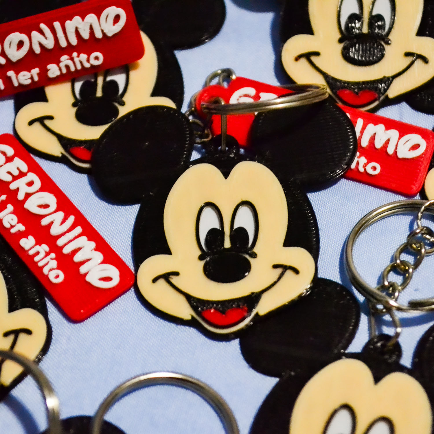 Foto Llavero Mickey 3D personalizado cumpleaños cumpleañitos
