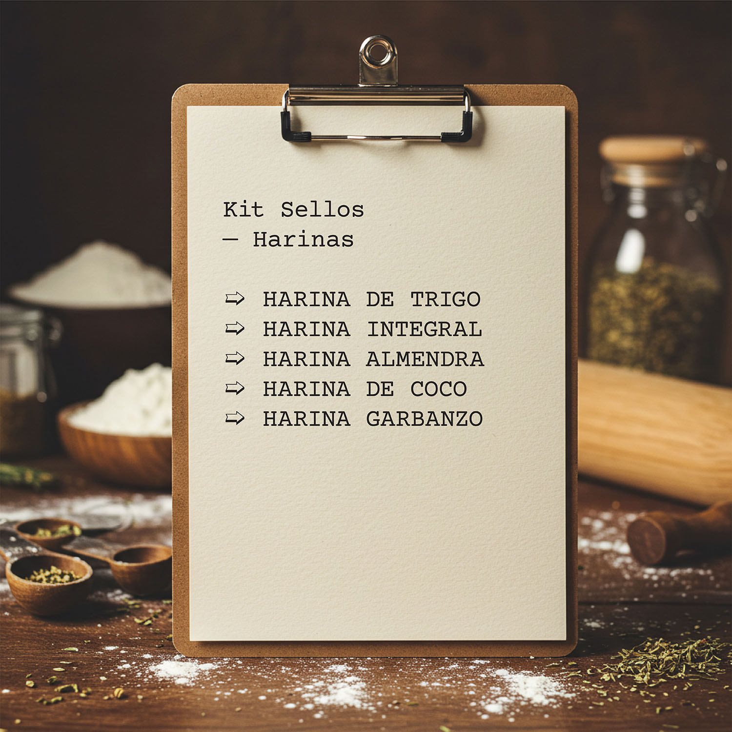 Lista Kit Sellos Harinas