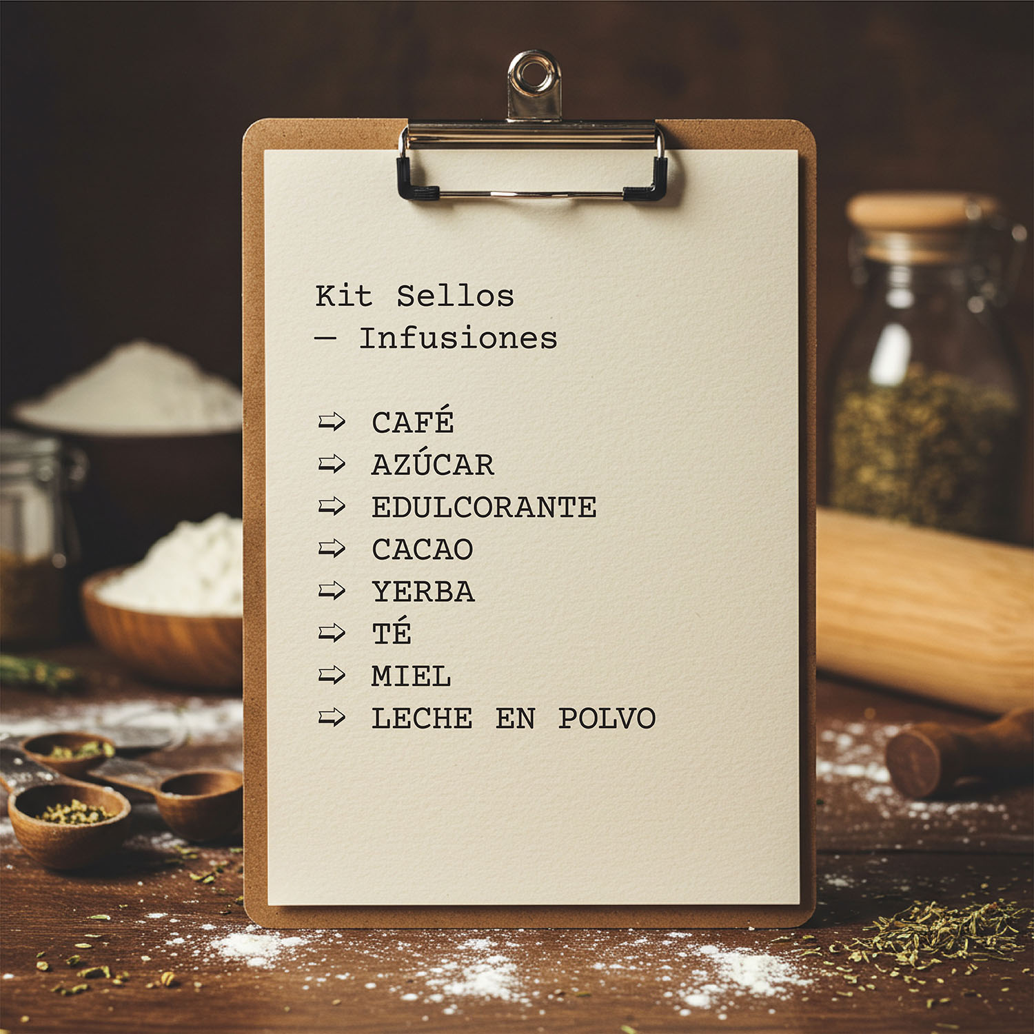 Lista Kit Sellos Infusiones