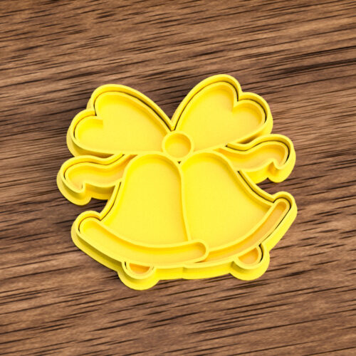 Campanas 8,5 cm - Cortante y sello 3D Soraire Design Ceramica Masa Pasteleria