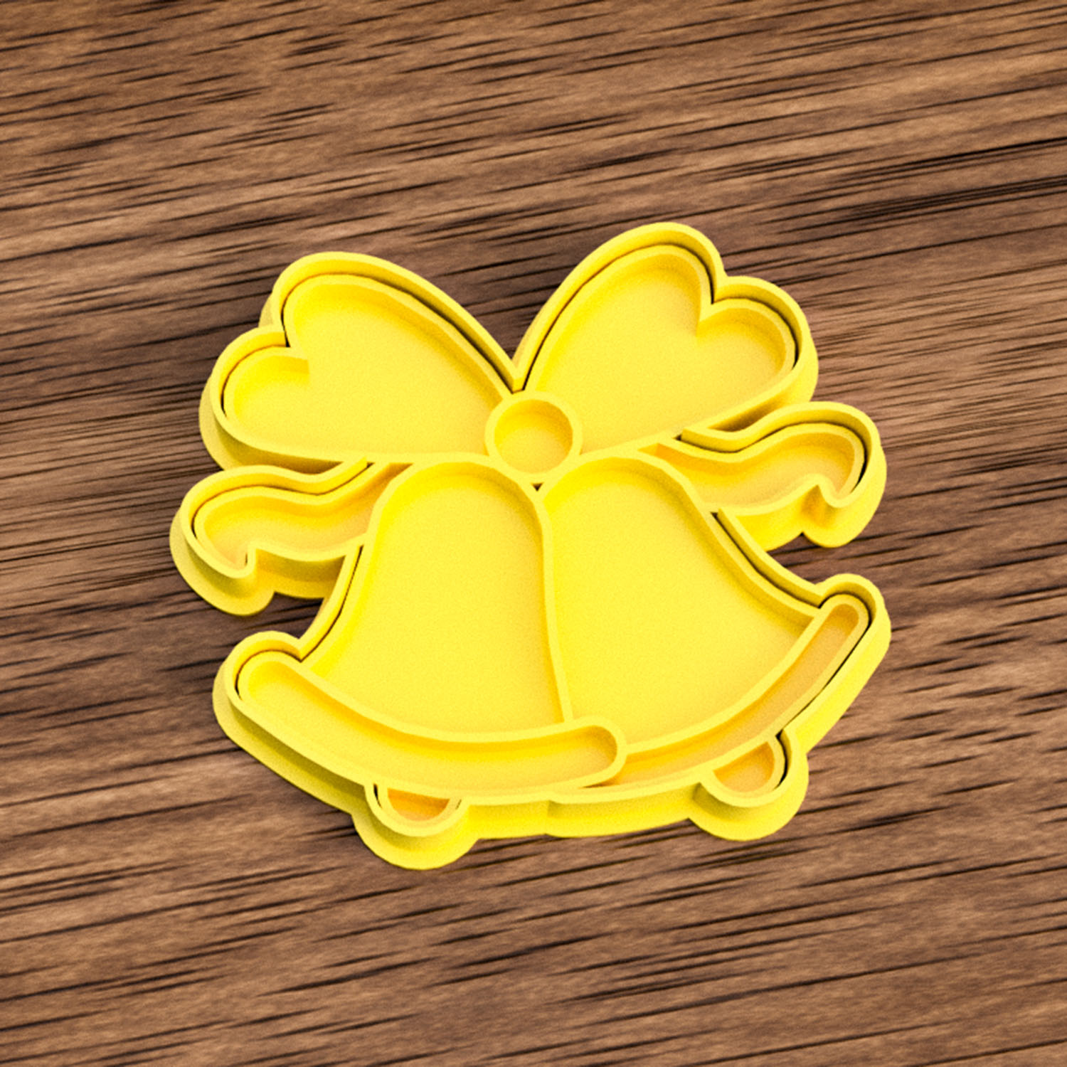 Campanas 8,5 cm - Cortante y sello 3D Soraire Design Ceramica Masa Pasteleria