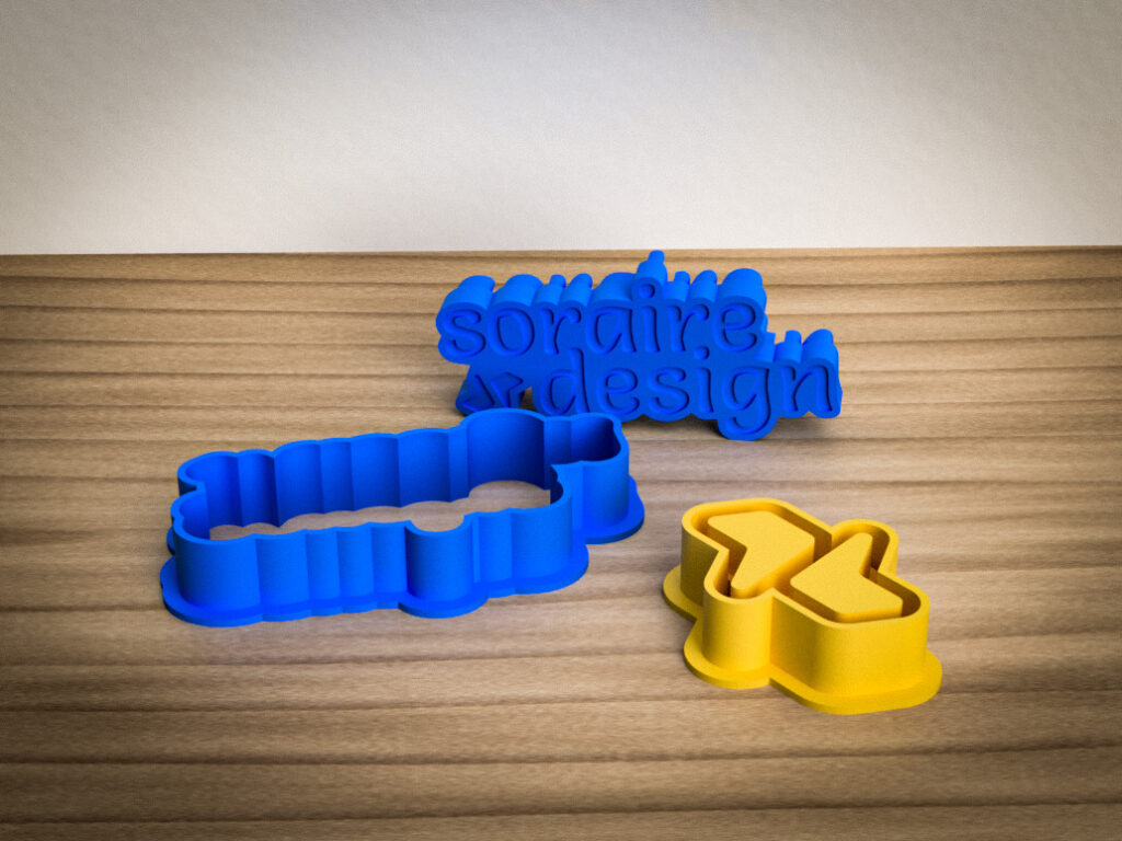 Cortantes y sellos 3D personalizado impresion Soraire Design