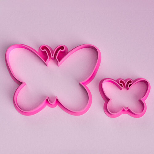 Cortantes Mariposas x2 3D Soraire Design Ceramica Masa Pasteleria