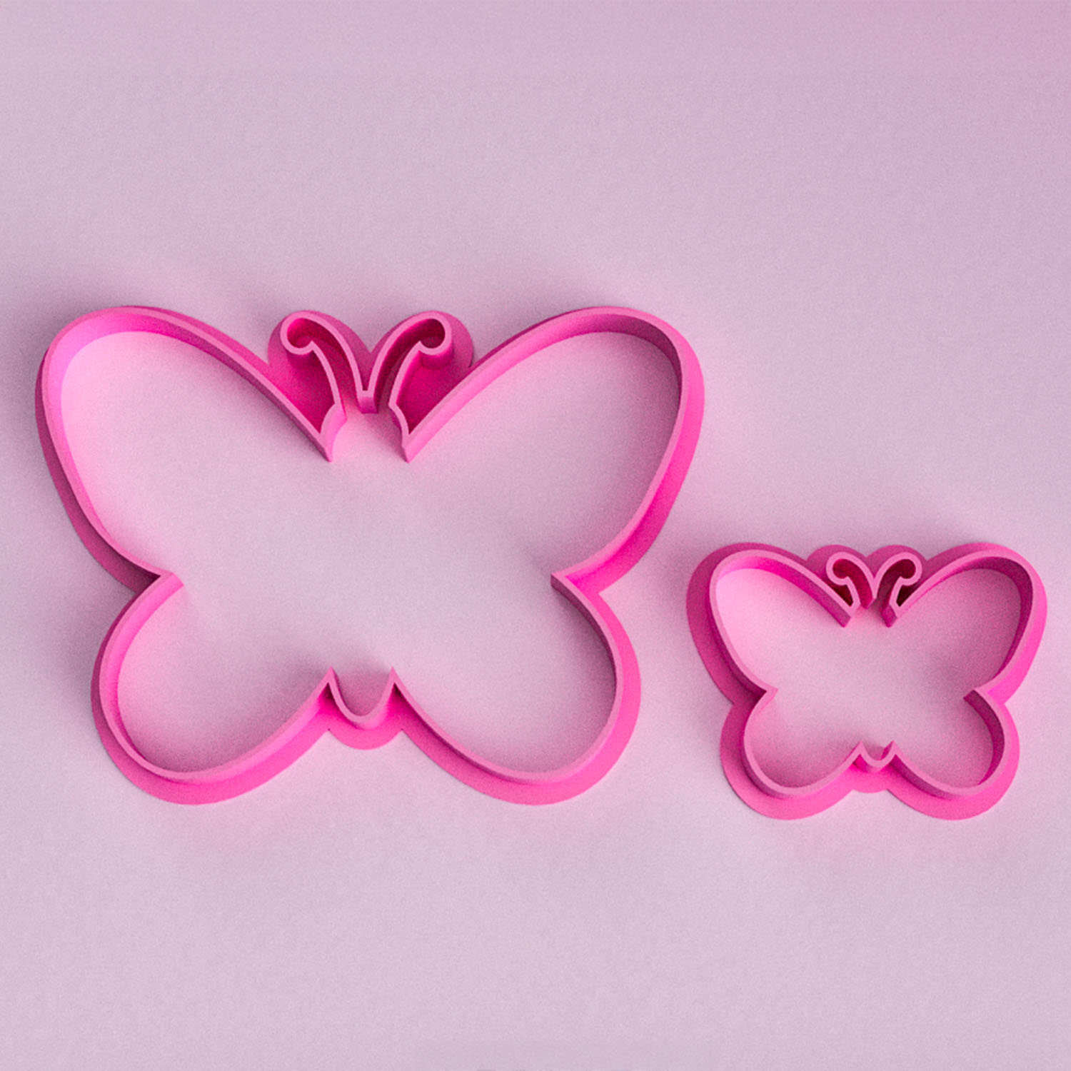 Cortantes Mariposas x2 3D Soraire Design Ceramica Masa Pasteleria