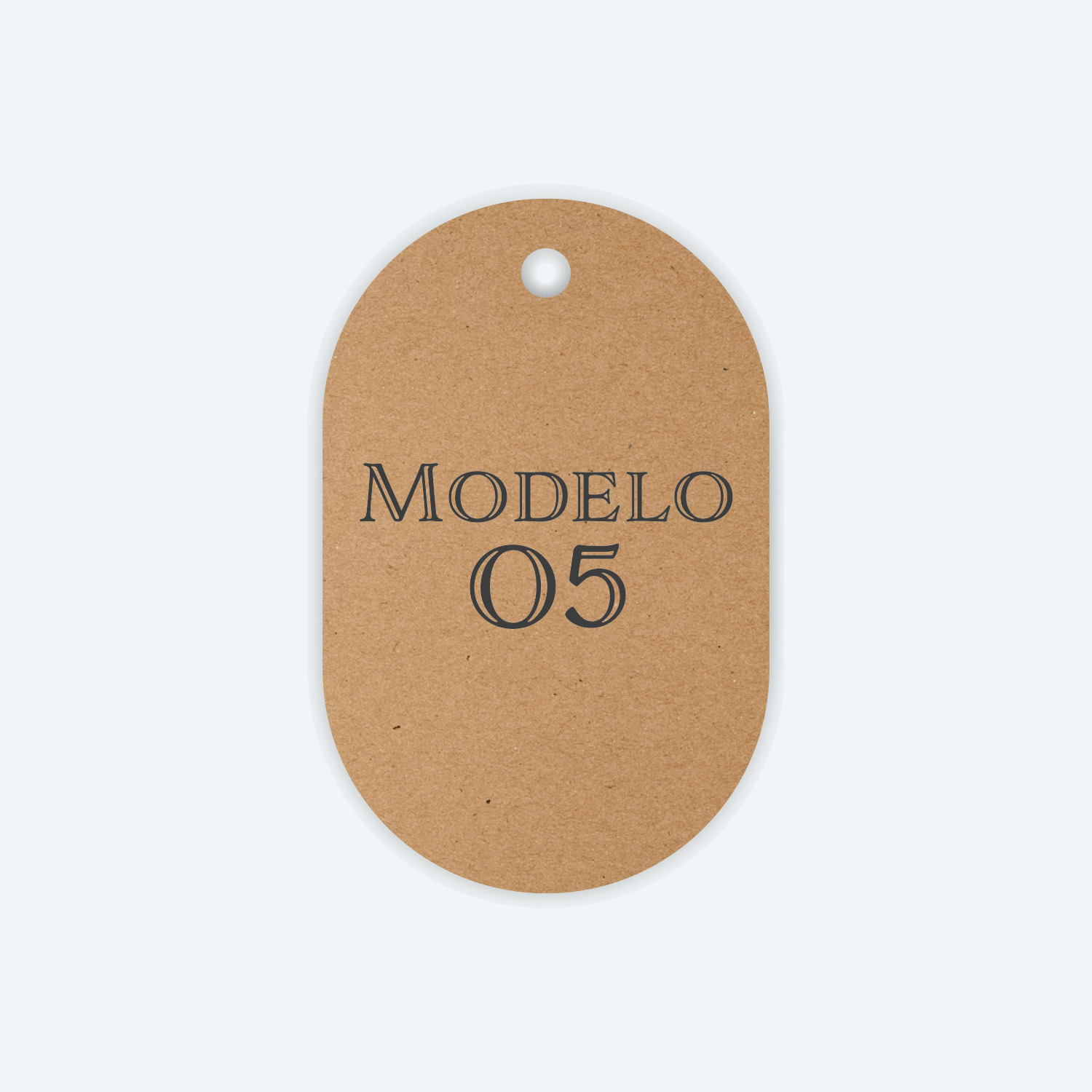 Etiqueta Papel Kraft Corte Laser Soraire Design Price Tag Modelo 05