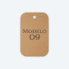 Etiqueta Papel Kraft Corte Laser Soraire Design Price Tag Modelo 09