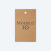 Etiqueta Papel Kraft Corte Laser Soraire Design Price Tag Modelo 10