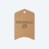Etiqueta Papel Kraft Corte Laser Soraire Design Price Tag Modelo 15
