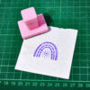 Sello de goma personalizado Soraire Design tinta
