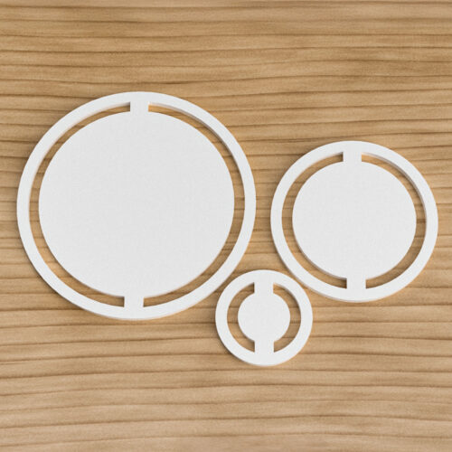 Set Junquillos x3 3D Soraire Design Ceramica Masa Pasteleria