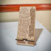 Porta celular MDF Fibrofacil Madera Corte y grabado laser personalizado DIseño Ideas Soraire Design Hijos de Cletus