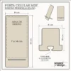 Porta celular MDF Fibrofacil Madera Corte y grabado laser personalizado DIseño Ideas Soraire Design Plano Medidas