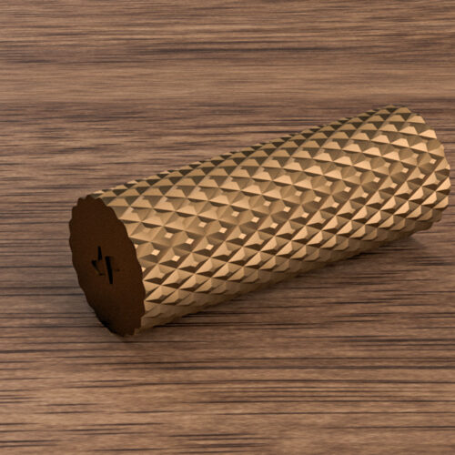 Rodillo textura 8cm - Moleteado inverso Ceramica