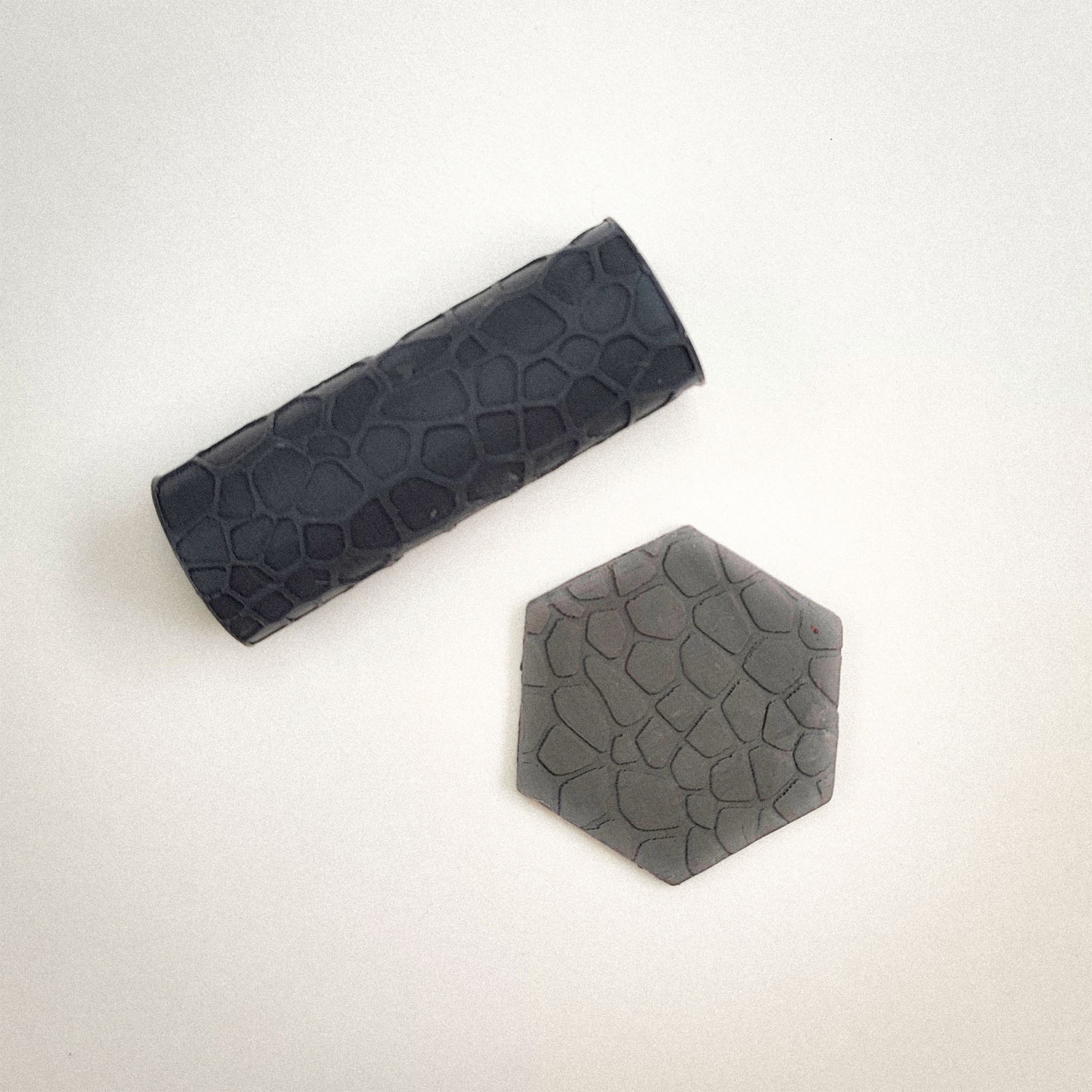Rodillo textura texturizados 3D impresion personalizado Soraire Design Ceramica, masa Empedrado