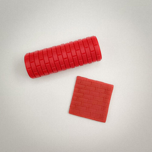 Rodillo textura texturizados 3D impresion personalizado Soraire Design Ceramica, masa Ladrillos bajorrelieve