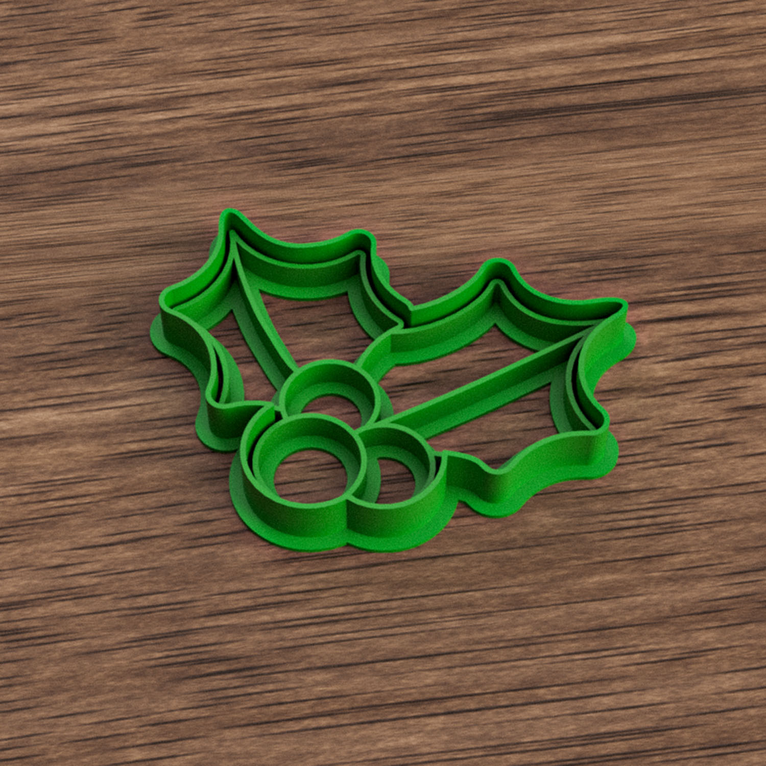 Acebo 8 cm - Cortante y sello PERSPECTIVE