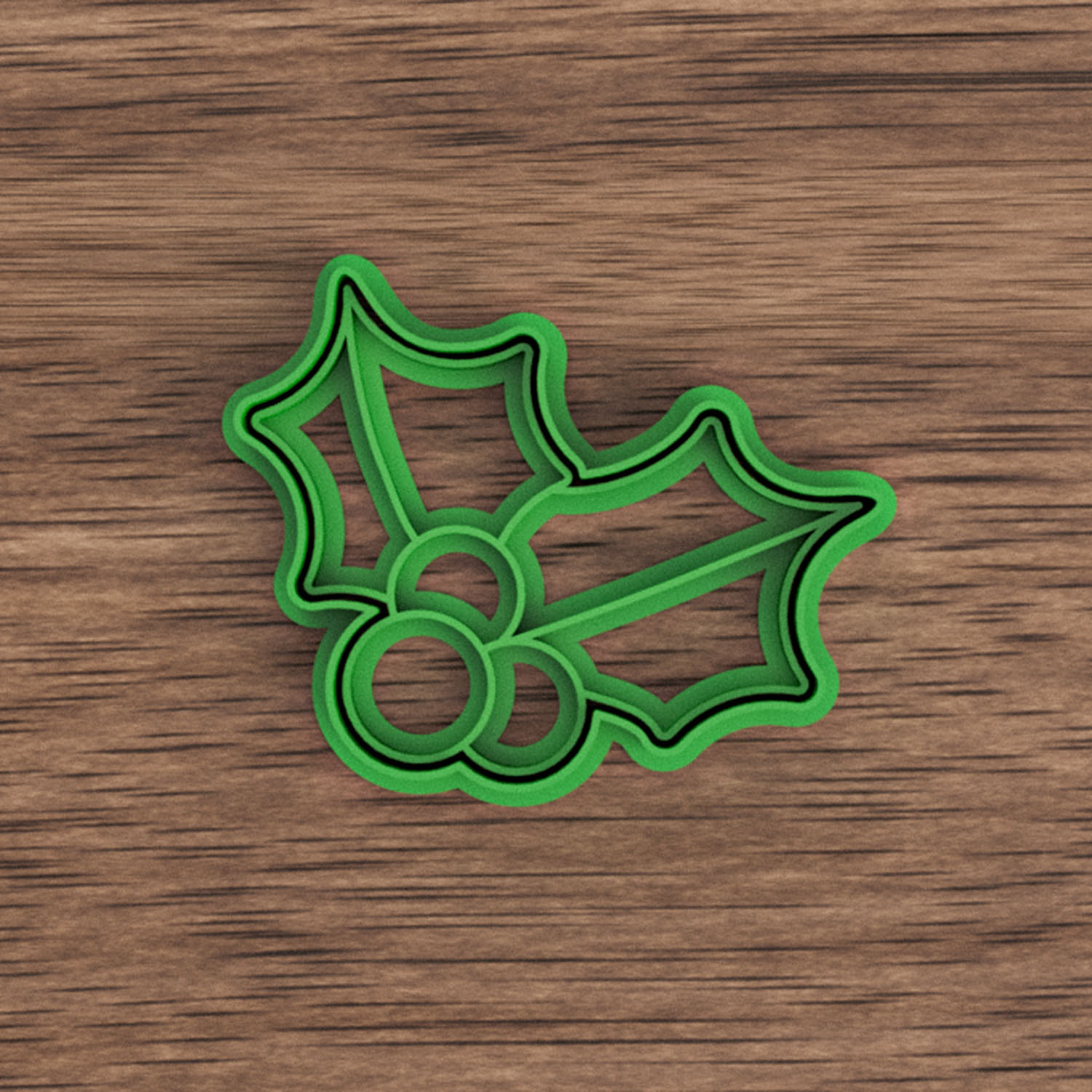 Acebo 8 cm - Cortante y sello TOP