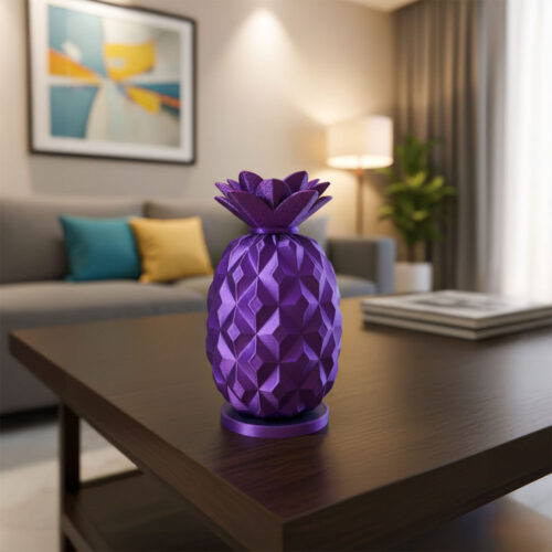 Ananá 15cm – Mod. 06 - Color Violeta Grafito Deco Soraire Design (4)