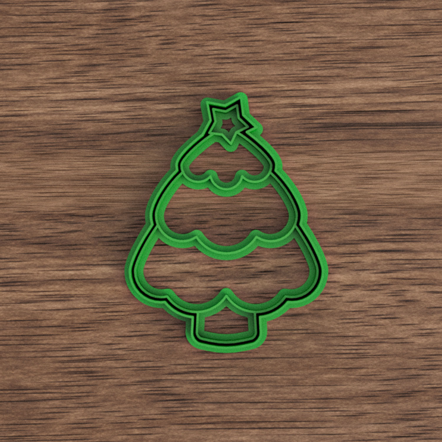 Arbol de Navidad 10 cm - Cortante y sello TOP